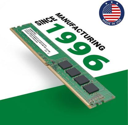Simmtec RAM 32GB (2X16Gb) DDR4 3200Mhz DIMM PC4-25600 UDIMM Non-Ecc CL22 1.2V 288-Pin Desktop Computer RAM Memory Upgrade Kit