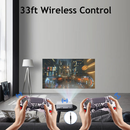 Wireless Controller for P4, Remote Control Compatible with P-4/P-4 Slim/P-4 Pro/Pc （Red Eyes Skull）