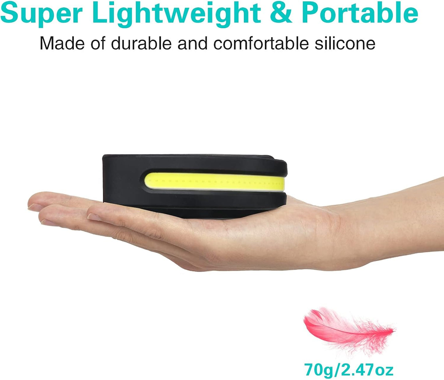 2 Rechargeable Headlamps, Bright LED Headlamp Flashlight, 1000 Lumen 230° Wide Beam&Spot Light, Sensor Mode, 2.4Oz Lightweight Head Lamp with Clips for Hardhat, Camping,Running